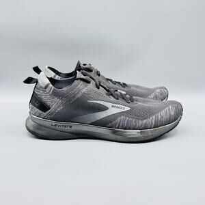 Brooks Shoes Mens 10.5 Gray Levitate 4 DNA AMP Athletic Running Sneakers